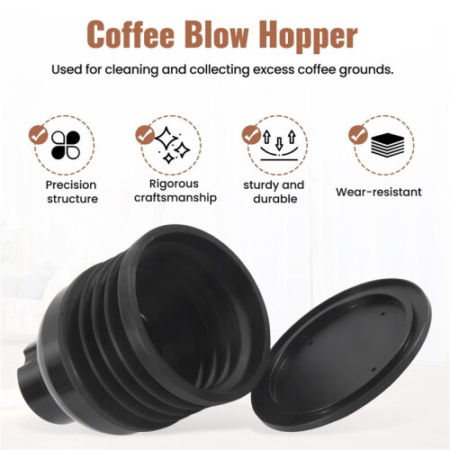 For  Coffee Beans Grinder Single Dose Hopper and Bellows Coffee Grinder Bean Bin Blowing Cleaning Tool 2