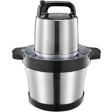 6L Food Processor with 4 Blades, Electric Meat Grinder for Vegetables, Nuts and Large Capacity