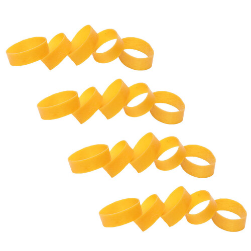 2Set Cerchi Elastici in Gomma Uso Brillanti