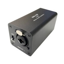 Audio Isolator Noise Reduction,Eliminates Current Noise,DI Grounding Box,6.5 XLR Mixer Audio Isolator, MAI-130 Mono