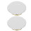 2Pièces Cache-Protection Sprinkler Inoxydable Décor Maison 1