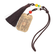 Pendentif Chance Feng Shui Tai Sui Cuivre 2026 Élégant