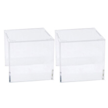 6Pcs Transparent Baseball Holder Acrylic Softball Display Storage Case