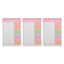 Pink Weekly Schedule Planner Daily Task Checklist Notepad