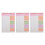 Pink Weekly Schedule Planner Daily Task Checklist Notepad 1