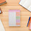 Pink Weekly Schedule Planner Daily Task Checklist Notepad 6