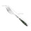 Green Metal Dessert Fork Sturdy Fruit Fork Ideal for Tea Party 2