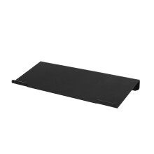 Black Acrylic Raised Keyboard Stand for Ergonomic Desk Setup