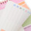 Pink Weekly Schedule Planner Daily Task Checklist Notepad 8