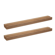 3Sets Wall-Mounted Wooden Vinyl Record Display and Cd Storage Rack