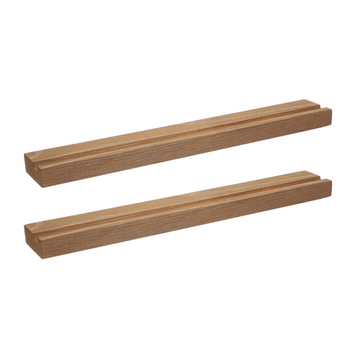 3Sets Wall-Mounted Wooden Vinyl Record Display and Cd Storage Rack
