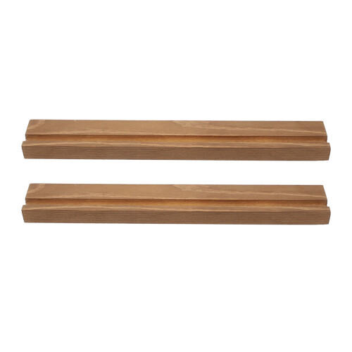 3Sets Wall-Mounted Wooden Vinyl Record Display and Cd Storage Rack 1