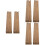 3Sets Wall-Mounted Wooden Vinyl Record Display and Cd Storage Rack 8