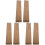 3Sets Wall-Mounted Wooden Vinyl Record Display and Cd Storage Rack 4