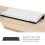 Black Acrylic Raised Keyboard Stand for Ergonomic Desk Setup 9