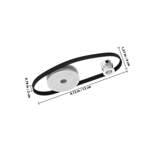 Silver Teeth Timing Pulley Idler for 3D Printer Mechanical Use 1