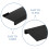 Black Acrylic Raised Keyboard Stand for Ergonomic Desk Setup 8