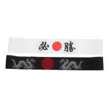 8Pcs Ninja Style Japanese Headband Multi Use Karate Bandana for Men