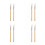8Pcs Handheld Agate Burnisher Multi-Color Bamboo Handle Jewelry Tool 6