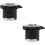 2Pcs Pressure Cooker Exhaust Valves Easy Install Black Replacement 8