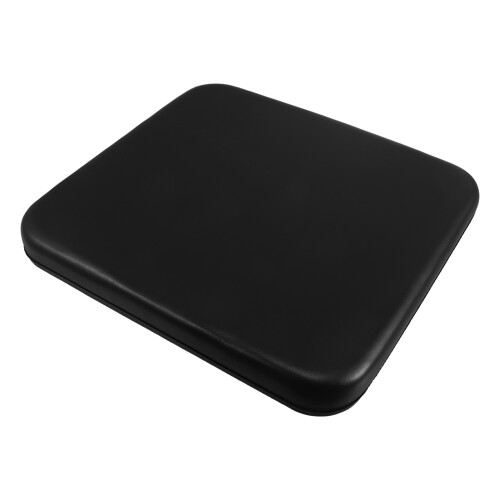 Black PU Folding Walker Seat Cushion Shock Absorbing Pad