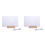 2Sets Erasable Acrylic Message Board with Luminous Base for Office 4