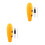2Sets Beginner Guiro Percussion Instrument Yellow with Clear Sound 8