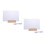 2Sets Erasable Acrylic Message Board with Luminous Base for Office 5
