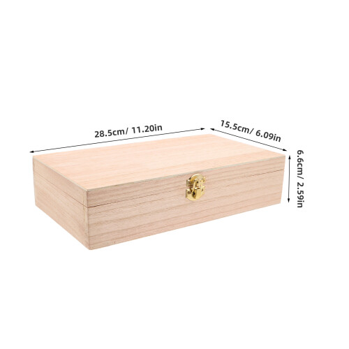 Portable Wooden Hydrometer Box with Foam Lining for Lab Storage 1