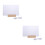 2Sets Erasable Acrylic Message Board with Luminous Base for Office 7