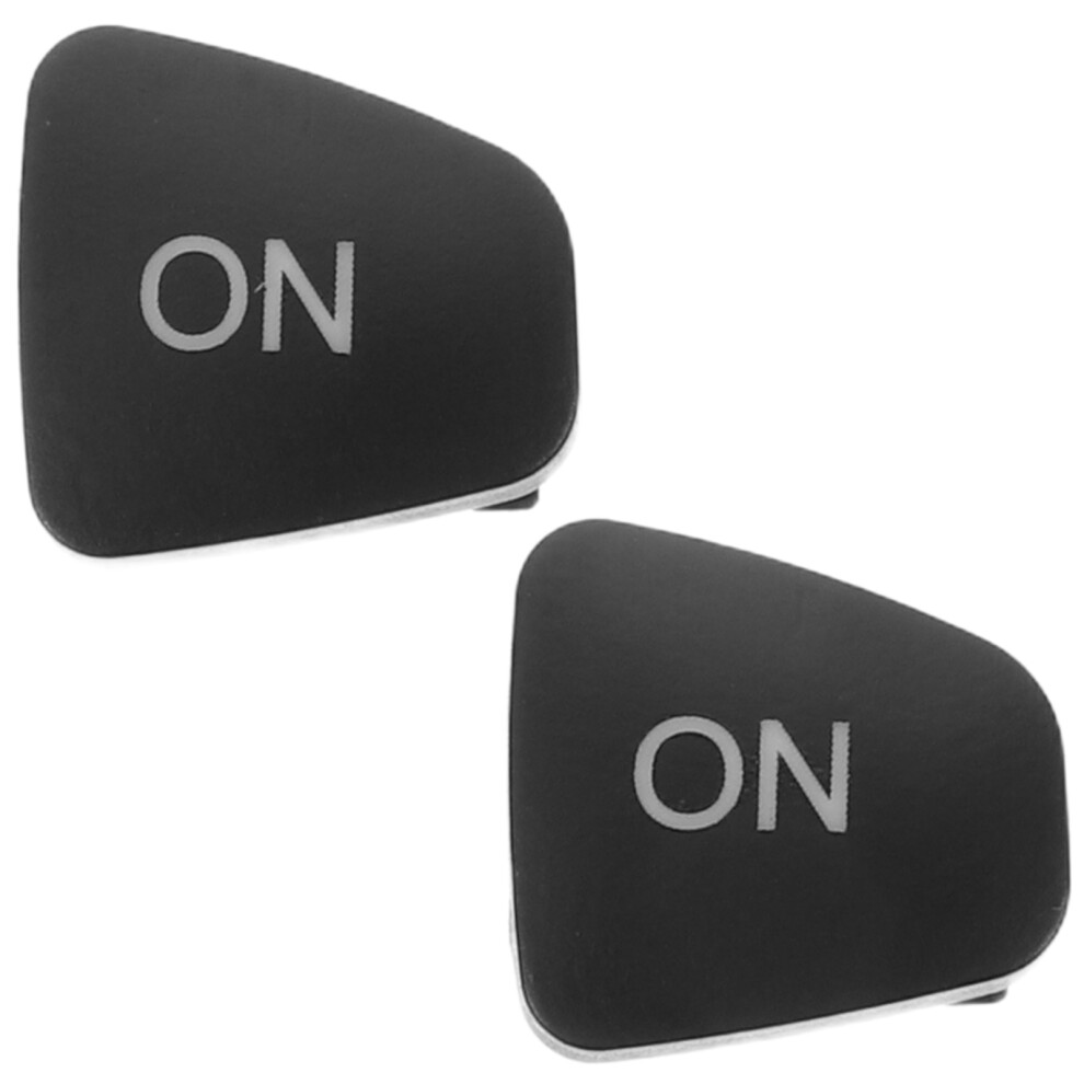 2Pcs Abs Car Cruise Control On Mode Switch Steering Wheel Button Black 032444225275