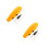 2Sets Beginner Guiro Percussion Instrument Yellow with Clear Sound 5