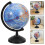 Blue Astronomy Globe Plastic Model Precision Engraved Moon Surface 9