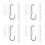24Sets Window Blind Repair Parts Multi Use Tilt Mechanism Replacement 9