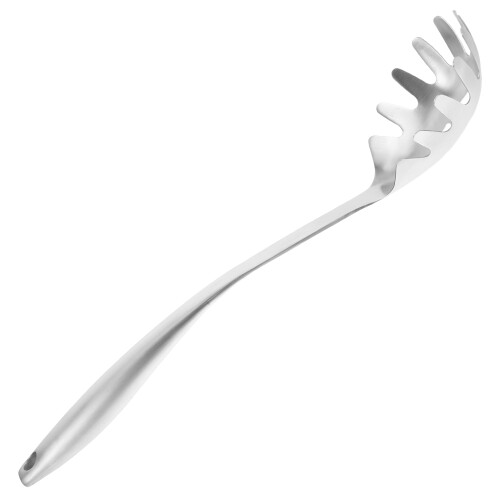 5Pcs Stainless Steel Noodle Strainer Silver Pasta Spoon 2
