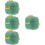 4Pcs Portable Formula Container to Go PP Silicone Storage 9