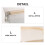 2St Canvas Met - Antislip Binnenvak Wit 7