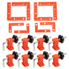90 Degree Clamp, Positioning Squares, Right Angle Clamp with Clamp, Corner Clamps Woodworking Tool for Pictures Frames