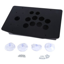 Arcade Joystick Akrylpanelfodral för Arcade Game Machine DIY Kan Installeras Joystick-Knapp för Retro Videospel