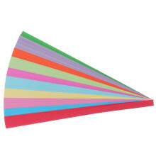 3000Pz Strisce Carta Pentagramma Per Piegatura Stelle Origami Colorate