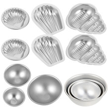 60Ud Moldes DIY Para Jabón Y Bolas De Aluminio Color Plata