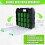Multipurpose Tools Organizer Box with 34 Compartments Hardware Storage Container for Nuts Small Parts Screw Fasteners 5