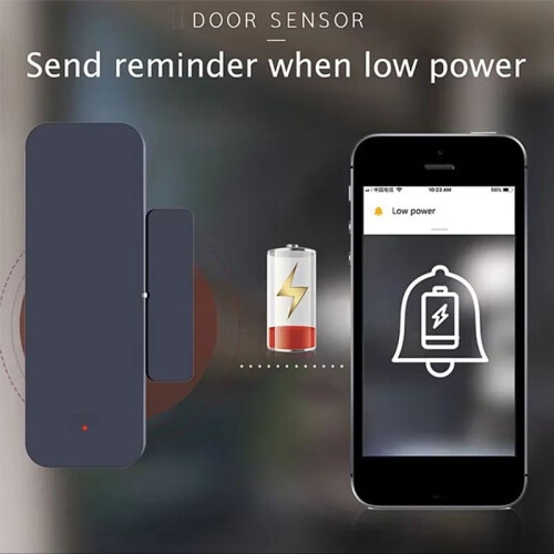 Tuya Wifi Door Sensor Window Entry Sensor Security Burglar Magnetic Sensor Alarm  Life for APP Remote Control 2