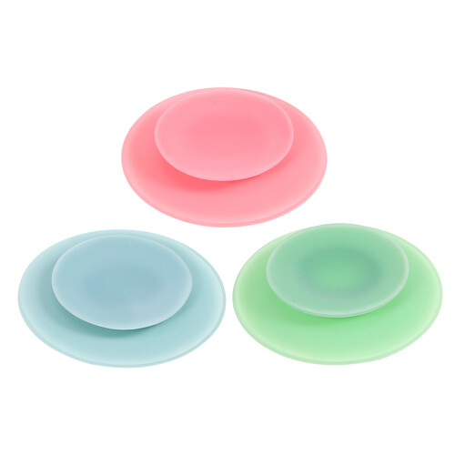 9Pcs Versatile Silicone Suction Plate and Bowl Mats for Kids Dining