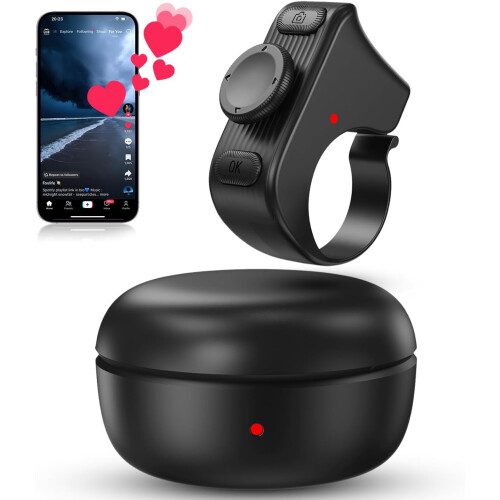 Telecomandă inelară de derulare wireless TikTok