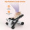 Mini stepper with LCD display and resistance bands 6