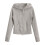 Damen-Herbstmantel, Kapuzenpullover, Langarm-Cardigan, schmal geschnittener, kurzer Freizeitpullover 4