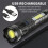2-Pack Rechargeable LED Flashlight ABS Black 3