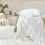 White Comforter Set Farmhouse Ruffle 3-Piece 5