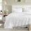 White Comforter Set Farmhouse Ruffle 3-Piece 3